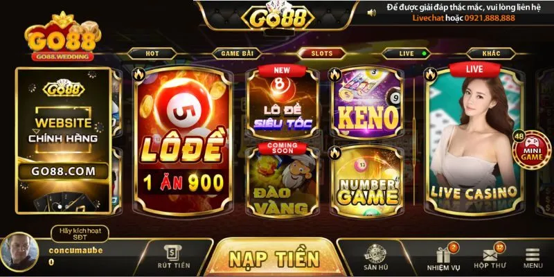 Đa dạng thể loại lottery