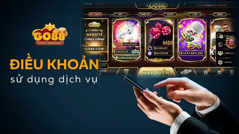 Điều khoản sử dụng khi chơi game đổi thưởng Go88